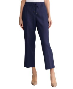 �W���[���Y�j���[���[�N ���f�B�[�X �{�g���X �J�W���A���p���c �v�` ���l�� Jones New York Petite Mid-Rise Welt Pocket Linen Casual Pants Breeze Blue �u���[