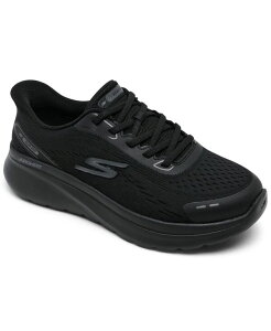 �X�P�b�`���[�Y ���f�B�[�X �V���[�Y �X�j�[�J�[ Skechers Women's GO WALK Arch Fit N-Joy Walking Sneakers Wide Width from Finish Line Black �u���b�N