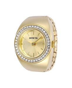 �C���r�N�^ ���f�B�[�X �A�N�Z�T���[ �r���v �~�j Invicta Women's 48944 Mini Quartz Multifunction Dial Ring Watch Gold �S�[���h
