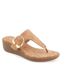 �G�A���\�[���Y ���f�B�[�X �V���[�Y �T���_�� Aerosoles Women's Izola Wedge Sandals Cork/Gold Flecks �S�[���h