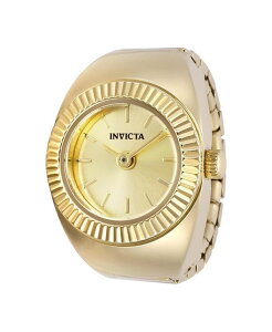 �C���r�N�^ ���f�B�[�X �A�N�Z�T���[ �r���v �~�j Invicta Women's 48947 Mini Ring Watch Quartz 2 Hand Goldial Watch Gold �S�[���h