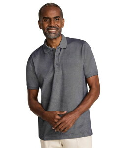 �����Y�G���h �����Y �g�b�v�X �|���V���c Lands' End Men'short Sleeve Travel Kit Polo Radiant navy birdseye �l�C�r�[