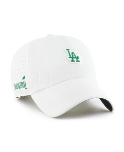 47 �u�����h �����Y �A�N�Z�T���[ �X�q '47 Brand Men's White Los Angeles Dodgers Elevated Greens Clean Up Adjustable Hat White �z���C�g