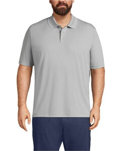 �����Y�G���h �����Y �g�b�v�X �|���V���c �g�[�� Lands' End Big & Tall School Uniform Short Sleeve Solid Active Polo Shirt Harbor gray �O���[