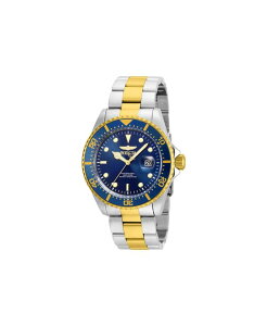 �C���r�N�^ �����Y �A�N�Z�T���[ �r���v Invicta Men's 22058 Pro Diver Quartz 3 Hand Blue Dial Watch Silver �V���o�[