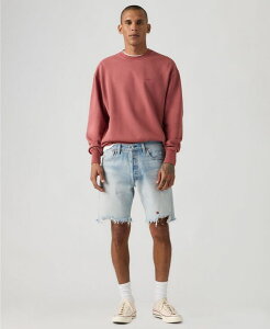 ���[�o�C�X �����Y �{�g���X �n�[�t�p���c�E�V���[�c �V���[�g�p���c Levi's Men's 501 Original Hemmed Stretch 9 Jean Shorts Fix My Car