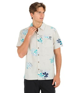 �n�[���[ �����Y �g�b�v�X �V���c Hurley Men's Aero Short Sleeve Shirt BONE