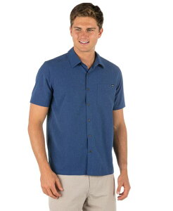 �n�[���[ �����Y �g�b�v�X �V���c ���� Hurley Men's Phantom Flow Rincon Short-Sleeve Shirt Abyss