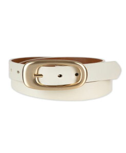 �J���o���N���C�� ���f�B�[�X �A�N�Z�T���[ �x���g ���U�[ Calvin Klein Reversibleather Puffed Oval Center-Bar Buckle Belt Bone/Cognac