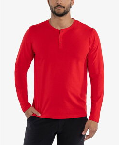 �G�b�N�X���C �����Y �g�b�v�X T�V���c XRAY X RAY Men's Long Sleeve Henley T-Shirt Racered ���b�h