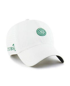 47 �u�����h �����Y �A�N�Z�T���[ �X�q '47 Brand Men's White Chicago Cubs Elevated Greens Clean Up Adjustable Hat White �z���C�g