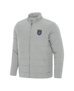 �A���e�B�O�A �����Y �A�E�^�[ �W���P�b�g�E�u���]�� Antigua Men's Gray San Diego FC Swelter Full-Zip Jacket Gray �O���[