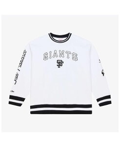 �~�b�`�F��&�l�X �����Y �A�E�^�[ �p�[�J�[�E�X�E�F�b�g �V���c �t���[�X Mitchell & Ness Men's White San Francisco Giants Arctic Fleece Sweatshirt White �z���C�g