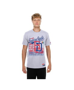 �j���[�G�� �����Y �g�b�v�X T�V���c �~�j New Era Men's White Dominican Republic Baseball 2026 World Baseball Classic Oversized Throwback Distressed T-Shirt White �z���C�g