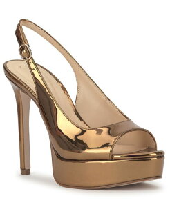 �W�F�V�J�V���v�\�� ���f�B�[�X �V���[�Y �p���v�X �v���b�g�t�H�[�� Jessica Simpson Women'sibilla Platform Stiletto Pumps Bronze Mirror Metallic ���^���b�N