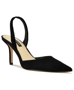 �i�C���E�F�X�g ���f�B�[�X �V���[�Y �p���v�X�G�[�h Nine West Women's Paytie Suede Slingback Stiletto Pumps Black Suede �u���b�N