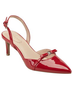�o���h���[�m ���f�B�[�X �V���[�Y �p���v�X �q�[�� Bandolino Women's Pracen Bow Slingbackitten Heel Pumps Red Patent ���b�h