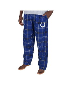 �R���Z�v�c �X�|�[�c �����Y �{�g���X �J�W���A���p���c Conceptsport Men's Royal Indianapolis Colts Ultimate Plaid Flannel Pants Royal Black �u���b�N