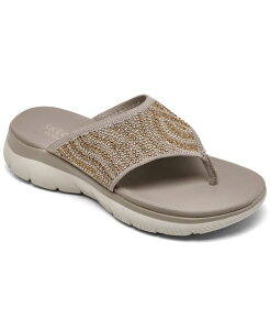 �X�P�b�`���[�Y ���f�B�[�X �V���[�Y �X�j�[�J�[ �T���_�� Skechers Women'summitsandal - Unmatched Glow Flip-Flop Sandals from Finish Line Taupe �g�[�v