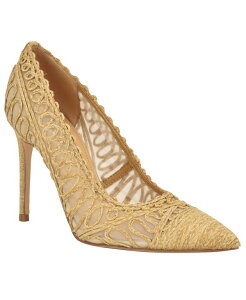 �i�C���E�F�X�g ���f�B�[�X �V���[�Y �p���v�X Nine West Women's Frista Woven Pointed Toe Stiletto Dress Pumps Natural