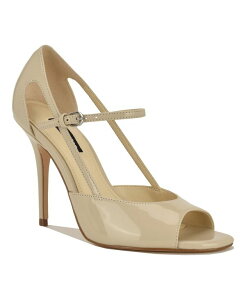 �i�C���E�F�X�g ���f�B�[�X �V���[�Y �p���v�X Nine West Women's Perela Strappy Peep Toe Stiletto Pumps Haze Patent