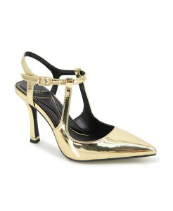 �P�l�X�R�[�� ���f�B�[�X �V���[�Y �p���v�X �A���N�� Kenneth Cole New York Women's Romi Ankle Slingback Pumps Gold Metallic �S�[���h