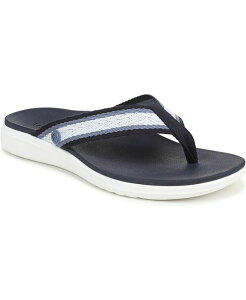 �o�C�I�j�b�N ���f�B�[�X �V���[�Y �p���v�X �T���_�� Vionic Women's Indigo Thong Sandals Navy blazer multi nylon �l�C�r�[
