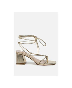 �����h�����O ���f�B�[�X �V���[�Y �T���_�� London Rag Womenspruce Dessert Sandal Gold polyurethane �S�[���h