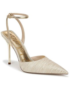�T���G�f���}�� ���f�B�[�X �V���[�Y �p���v�X �A���N�� Sam Edelman Women's Oshankle Strap Stiletto Pumps Amber Gold �A���o�[