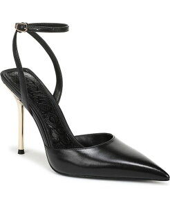�T���G�f���}�� ���f�B�[�X �V���[�Y �p���v�X �A���N�� Sam Edelman Women's Oshankle Strap Stiletto Pumps Black �u���b�N