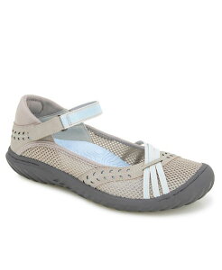 �W���C�r�[���[ ���f�B�[�X �V���[�Y �p���v�X JBU Women's Maya Casual Mary Jane Flats Light Grey �O���[