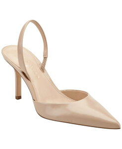 �}�[�N�E�t�B�b�V���[ ���f�B�[�X �V���[�Y �p���v�X ���U�[ Marc Fisher LTD Women's Noland Leather Slingback Stiletto Pumps Light Naturaleather