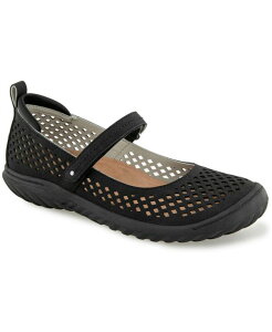 �W���C�r�[���[ ���f�B�[�X �V���[�Y �p���v�X JBU Women's Bee Casual Mary Jane Flats Black �u���b�N