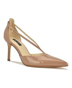 �i�C���E�F�X�g ���f�B�[�X �V���[�Y �p���v�X Nine West Women's Collae Strappy Two-Piece Stiletto Pumps Nude Patent