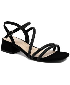 �W���[���Y�j���[���[�N ���f�B�[�X �V���[�Y �T���_�� �q�[�� Jones New York Women's Unasyn Strappy Block Heel Dressandals Black �u���b�N