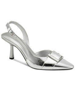 �_�i �L������ �j���[���[�N ���f�B�[�X �V���[�Y �p���v�X DKNY Women's Neaira Pointed Toe Slingback Pumpsilver �V���o�[