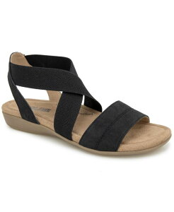 �W���C�r�[���[ ���f�B�[�X �V���[�Y �T���_�� JBU Women's Meg Casual Flat Sandals Black �u���b�N
