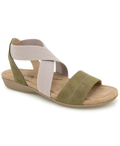 �W���C�r�[���[ ���f�B�[�X �V���[�Y �T���_�� JBU Women's Meg Casual Flat Sandals Olive/Taupe �I���[�u