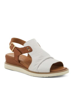 �X�v�����O�X�e�b�v ���f�B�[�X �V���[�Y �T���_�� ���U�[ Spring Step Locals Wedge Sandal with Leather Upper White multi �z���C�g