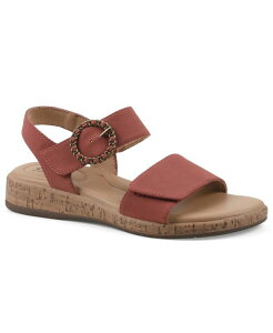 �N���t�o�C�z���C�g�}�E���e�� ���f�B�[�X �V���[�Y �T���_�� Cliffs by White Mountain Women's Bonique Flat Sandals Paprika Sueded Smooth