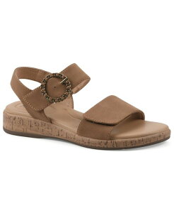 �N���t�o�C�z���C�g�}�E���e�� ���f�B�[�X �V���[�Y �T���_�� Cliffs by White Mountain Women's Bonique Flat Sandals Tanubuck �^��