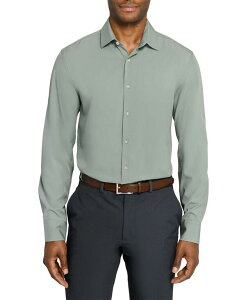 �R���X�g���N�g �����Y �g�b�v�X �V���c ConStruct Men'solid Performance Stretch Cooling Comfort Dresshirt Ivy