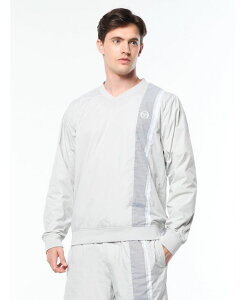 �Z���W�I�^�b�L�[�j �����Y �A�E�^�[ �p�[�J�[�E�X�E�F�b�g �N���[�l�b�N Sergio Tacchini Men's Attivo Damarindo Crewneck Quiet shade