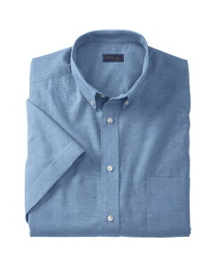 �L���O�T�C�Y �����Y �g�b�v�X �V���c �I�b�N�X�t�H�[�h �g�[�� ���� KingSize Big & Tall Short-Sleeve Wrinkle-Freeveryday Oxford Royal blue �u���[