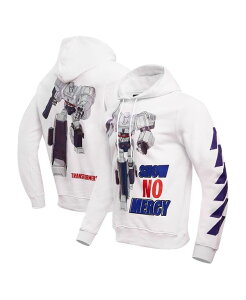 �t���[�Y�}�b�N�X �����Y �A�E�^�[ �p�[�J�[�E�X�E�F�b�g Freeze Max Men's and Women's White Transformers No Mercy Pullover Hoodie White �z���C�g