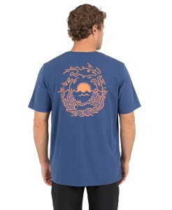 �n�[���[ �����Y �g�b�v�X T�V���c ���� �L���b�v �P�[�v Hurley Men'seascape Short-Sleeve T-Shirt Abyss