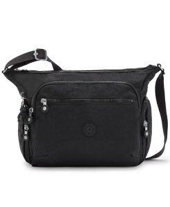 �L�v�����O ���f�B�[�X �o�b�O �i�C���� Kiplingabbie Medium Nylon Zip-Top Crossbody Handbag Black Noir �u���b�N