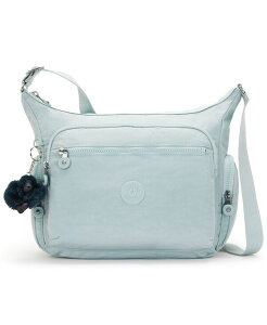 �L�v�����O ���f�B�[�X �o�b�O �i�C���� Kiplingabbie Medium Nylon Zip-Top Crossbody Handbag Breezy Blue �u���[
