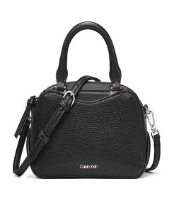�J���o���N���C�� ���f�B�[�X �o�b�O Calvin Klein Akari Medium Crossbody Handbag Black/Silver �u���b�N