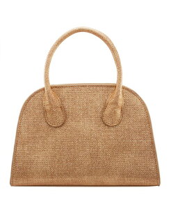 �j�i ���f�B�[�X �o�b�O �g�[�� Nina Yorke Metallic Small Satchel Handbag Pure Gold �S�[���h